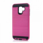 Wholesale Samsung Galaxy J8 J810 Armor Hybrid Case (Hot Pink)